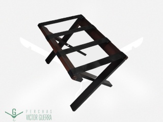 Reposamaletas de madera Color Wengue
